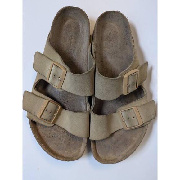 Birkenstock Arizona Cream Latte, Sz 41, Mens 8, Womens 10.5, Comfort Sandals - Picture 2 of 7